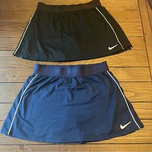 BUNDLE DEAL AMAZING PRICE!!! 
Nike brand Black & Blue Mini Women’s Skirts!